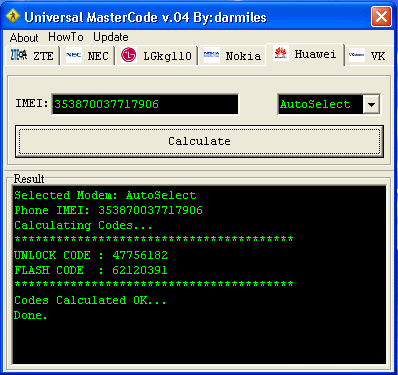 unlock code generator software
