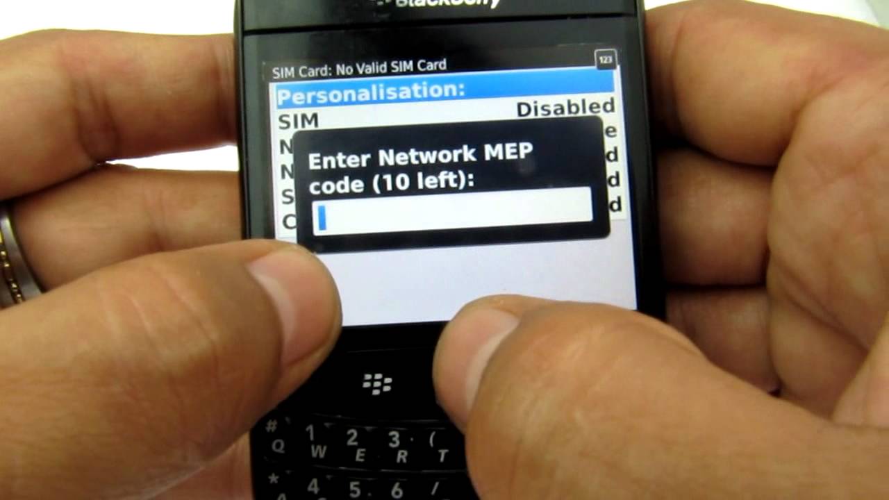 Blackberry Unlock Code Free Online